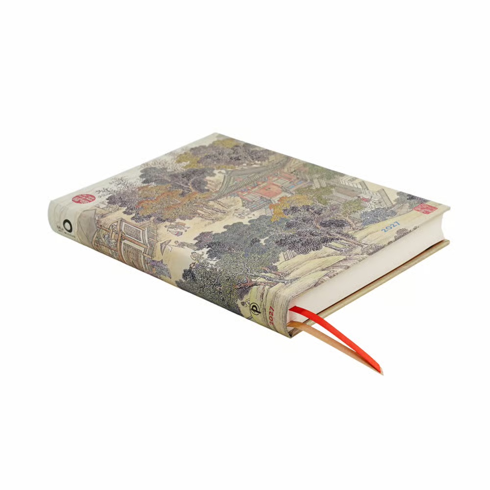 Paperblanks 2027 Goldenes Zeitalter der Prosperität Hardcover Ultra Tagesüberblick 12-Monatskalender