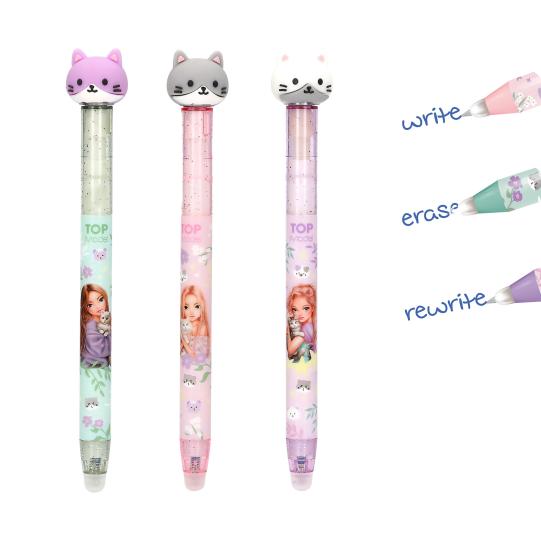 TOPModel - Radierbarer Gelstift mit Katze - Blooming Kitty