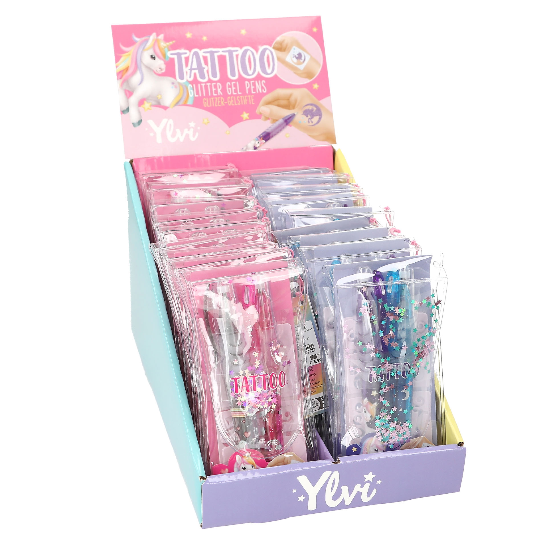 Ylvi Tattoo Glitzer Gelstifte - verschiedene Farben