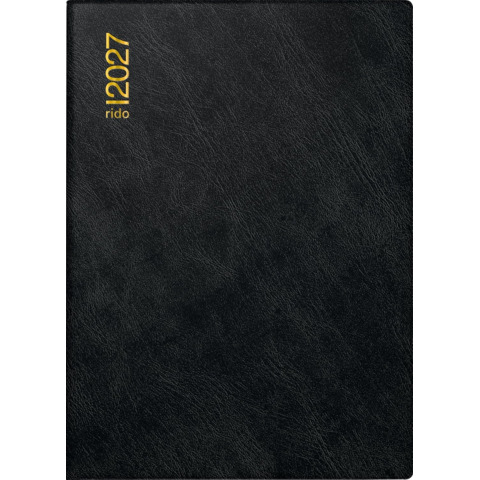 Rido/idé Taschenkalender Technik III 2027 – A6, Kunststoff Catana, schwarz