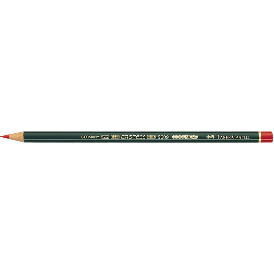 Faber-Castell Castell Document 9609 Dokumentenstift, rot