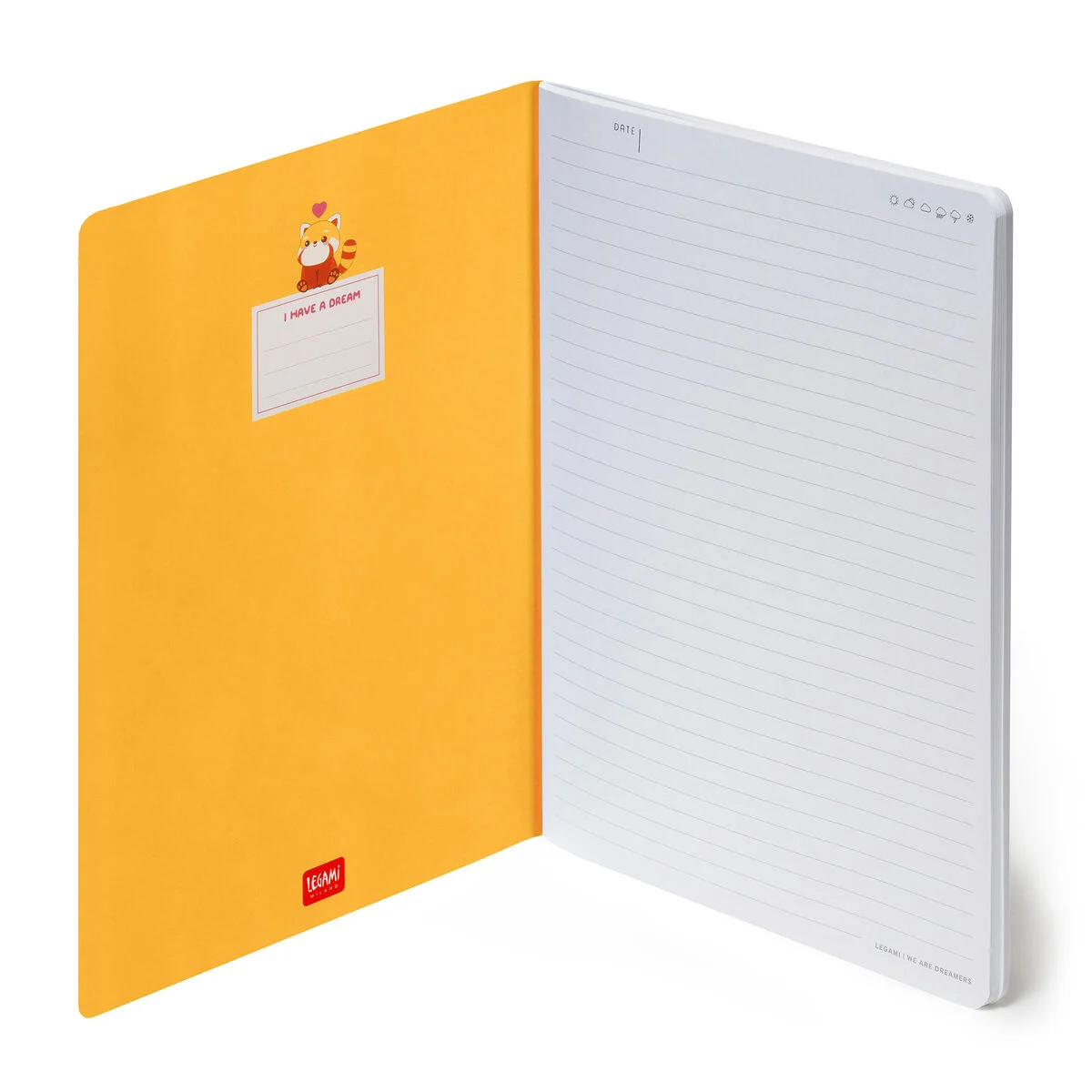 Legami Liniertes B5 Notizbuch mit illustriertem Hardcover, Motiv: Corgi