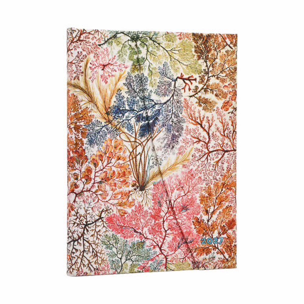 Paperblanks 2027 Anemone Hardcover Midi Vertikal 12-Monatskalender