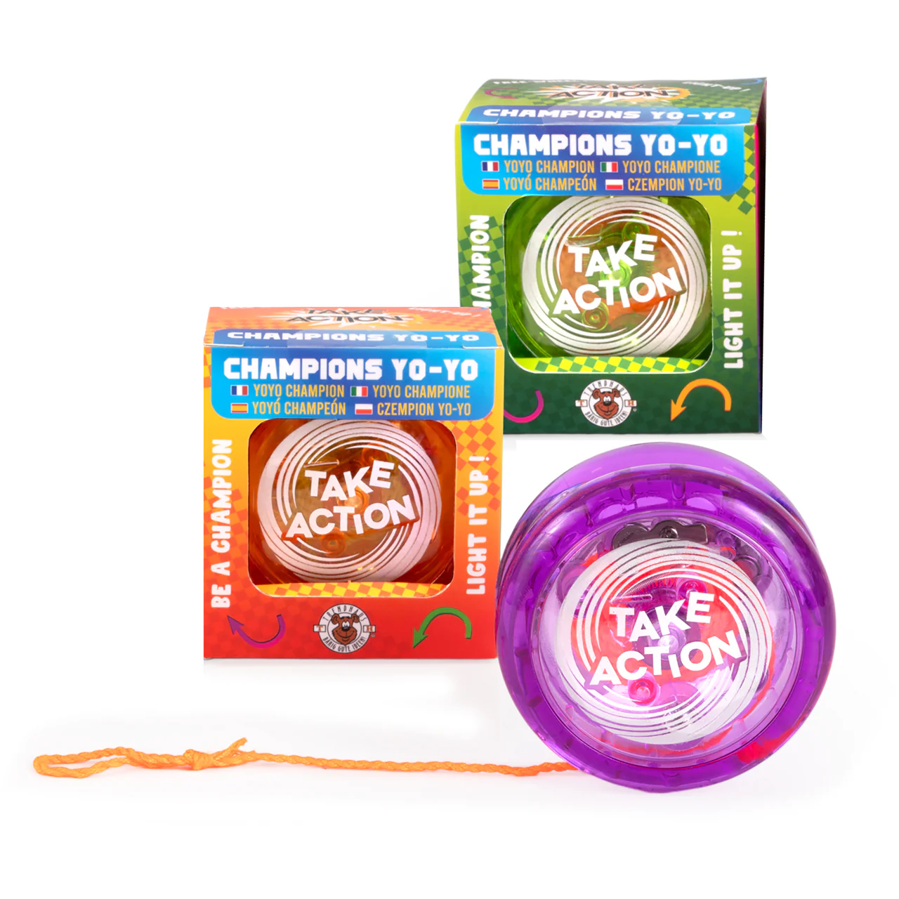 Trendhaus Yoyo-Light-Up-Champion - Take Action - Sortiert