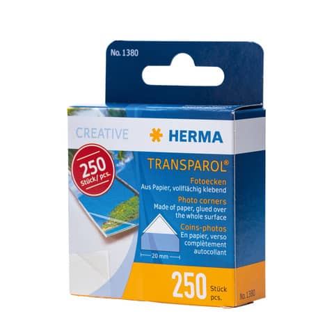 HERMA Fotoecken Transparol, 250 Stück