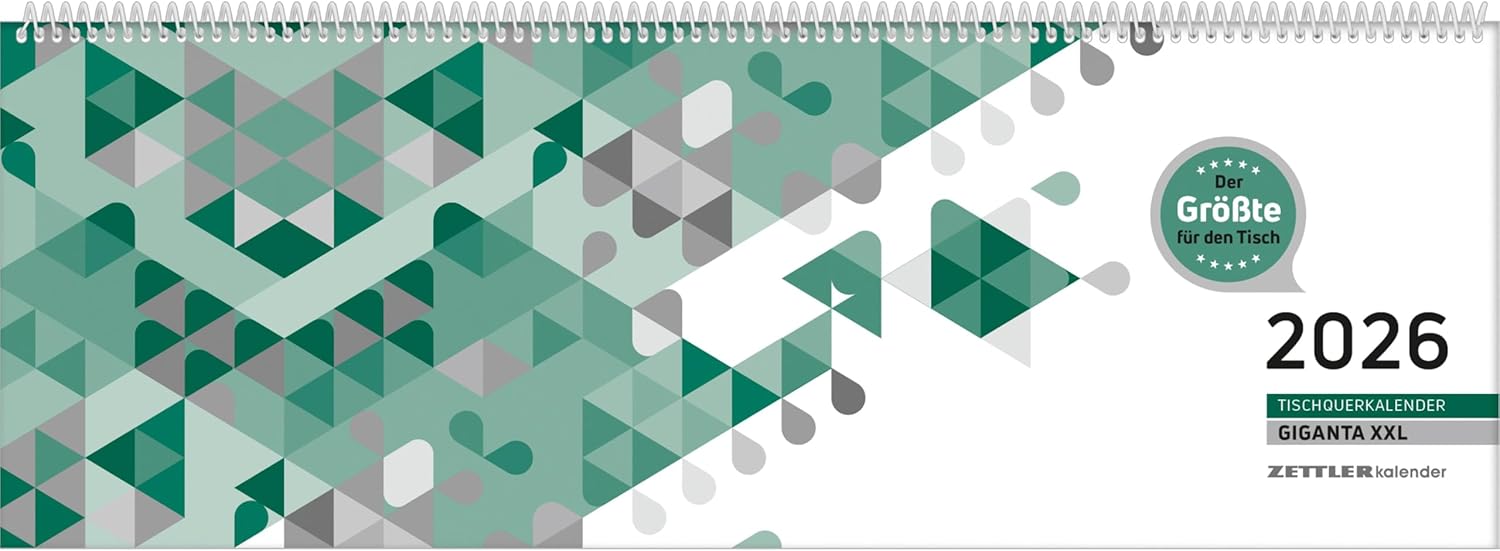 ZETTLER Tischkalender GIGANTA XXL 2026