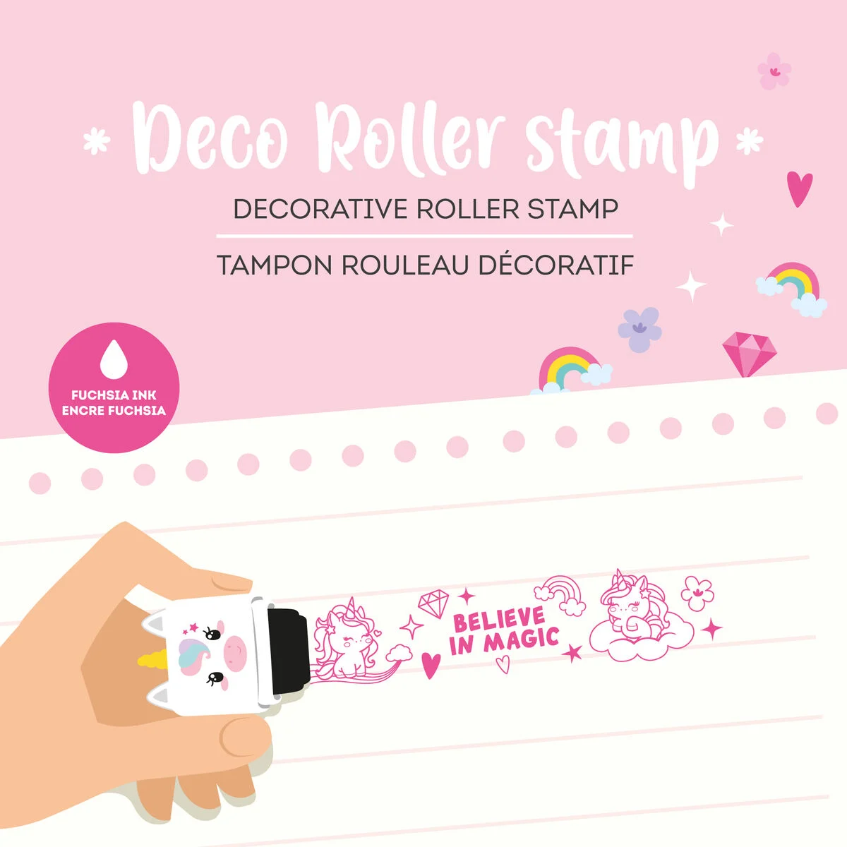 Legami - Deko Rollstempel - Einhorn