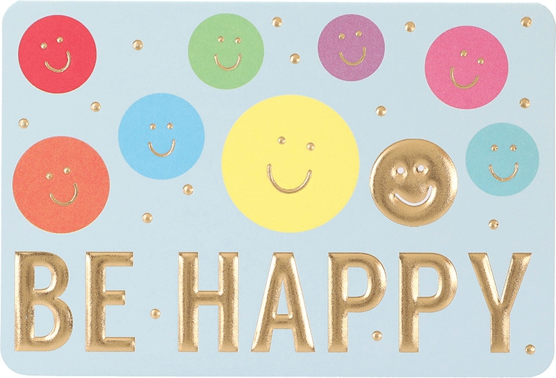 Kunterbunt Medikarten 006- Be Happy