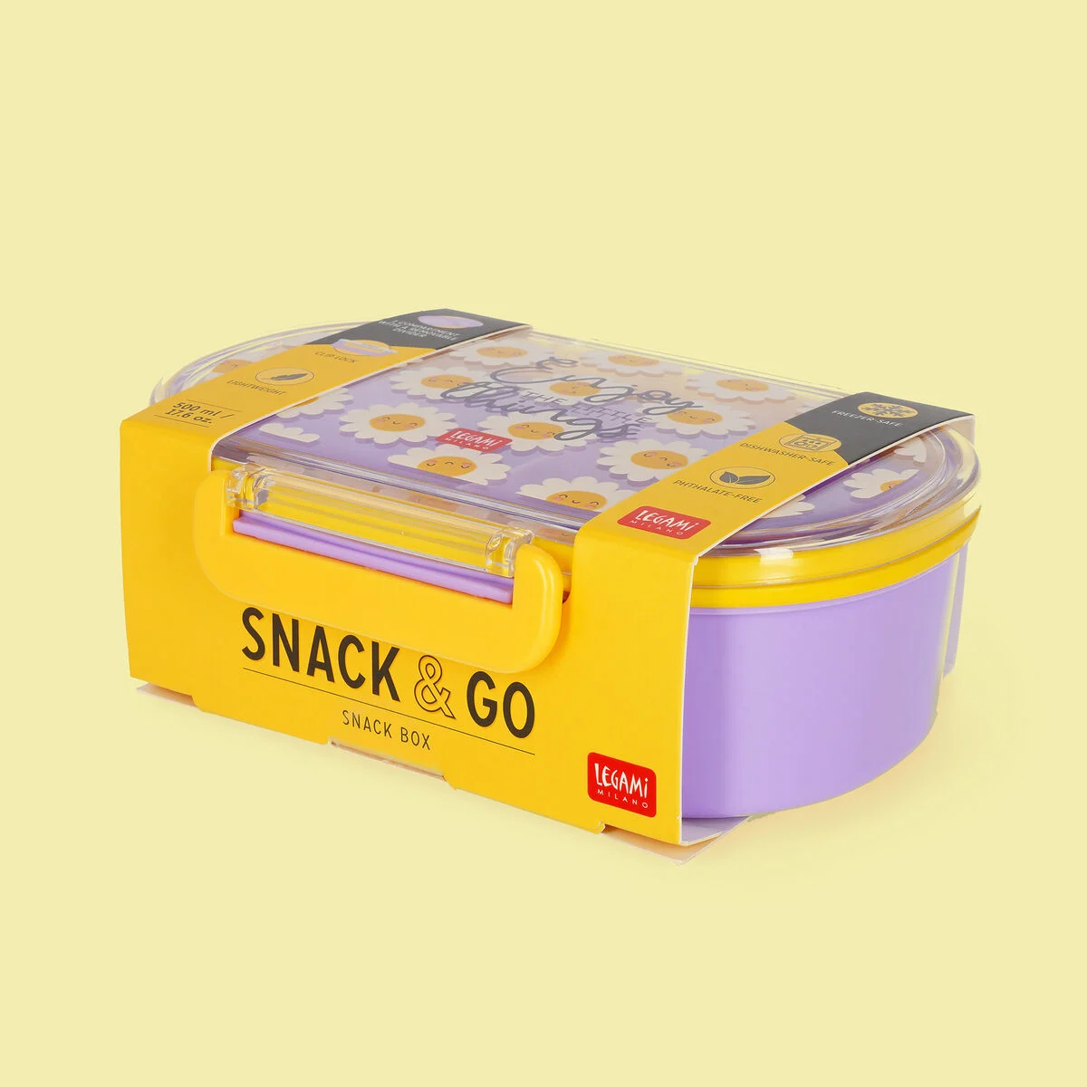 Legami Snackbox - Snack & Go - Daisy