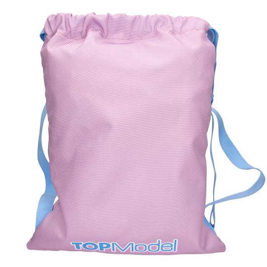 TOPModel Sportbeutel MODERN GIRLY – Pastell, mit Fronttasche und verstellbaren Trägern