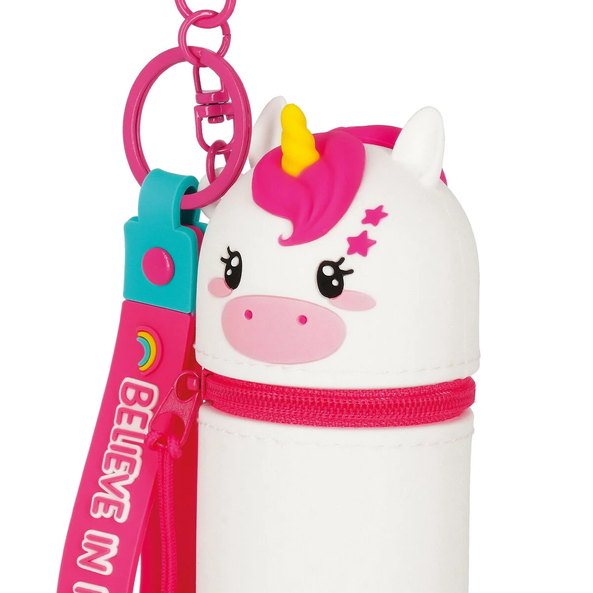 Legami Münztasche mit Schlüsselanhänger - Mini Kawaii - Einhorn