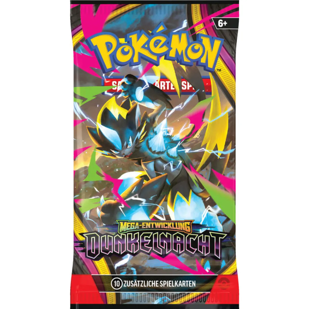 Pokemon Mega-Entwicklung: Dunkelnacht Boosterpack Deutsch - sortierte Lieferung