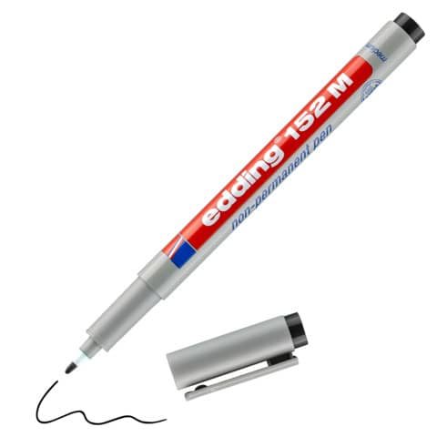 edding Folienstift 152M non-permanent, 1,0mm, schwarz