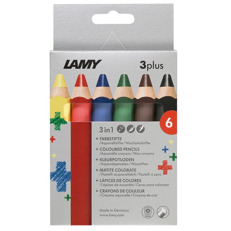 Lamy 3plus Farbstifte - 6 Stück Lamy 3plus Farbstifte - 6 Stück