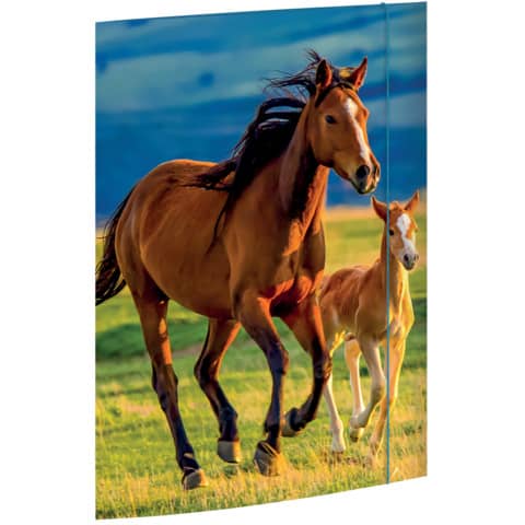 RNK Zeichenmappe Free Horses, 310 x 440mm, A3, Karton