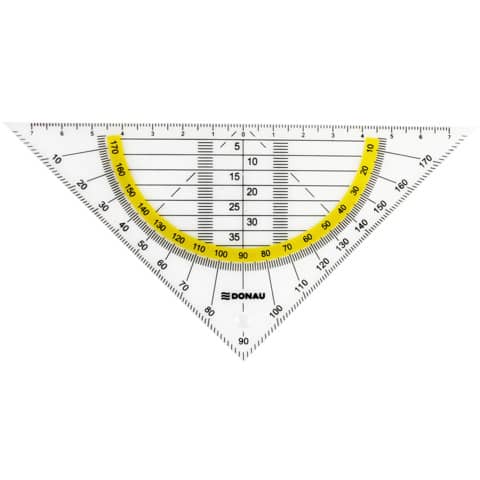 DONAU Geometriedreieck, 16cm, Blister
