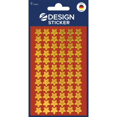 Avery Zweckform 52805 Weihnachtssticker Sterne - 8mm - 144 Stück