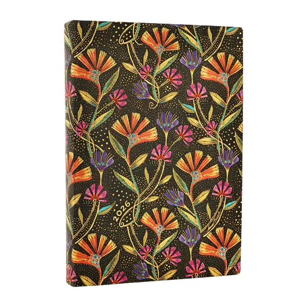 paperblanks Kalender 2026 - Wildblumen - Midi - flexi