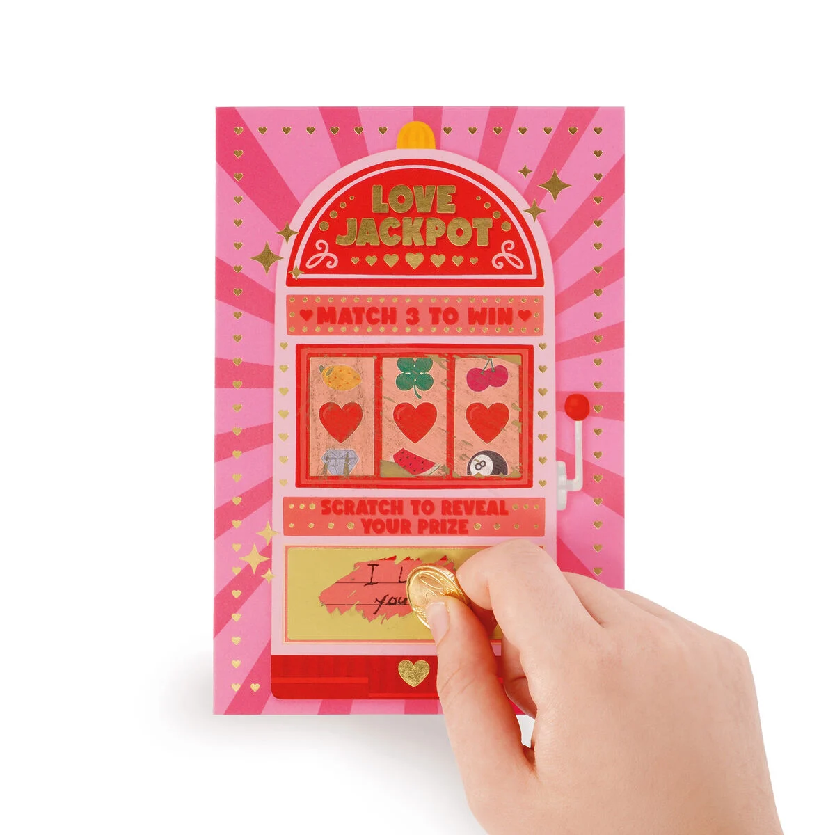 Legami - Scratch off card - Love Jackpot