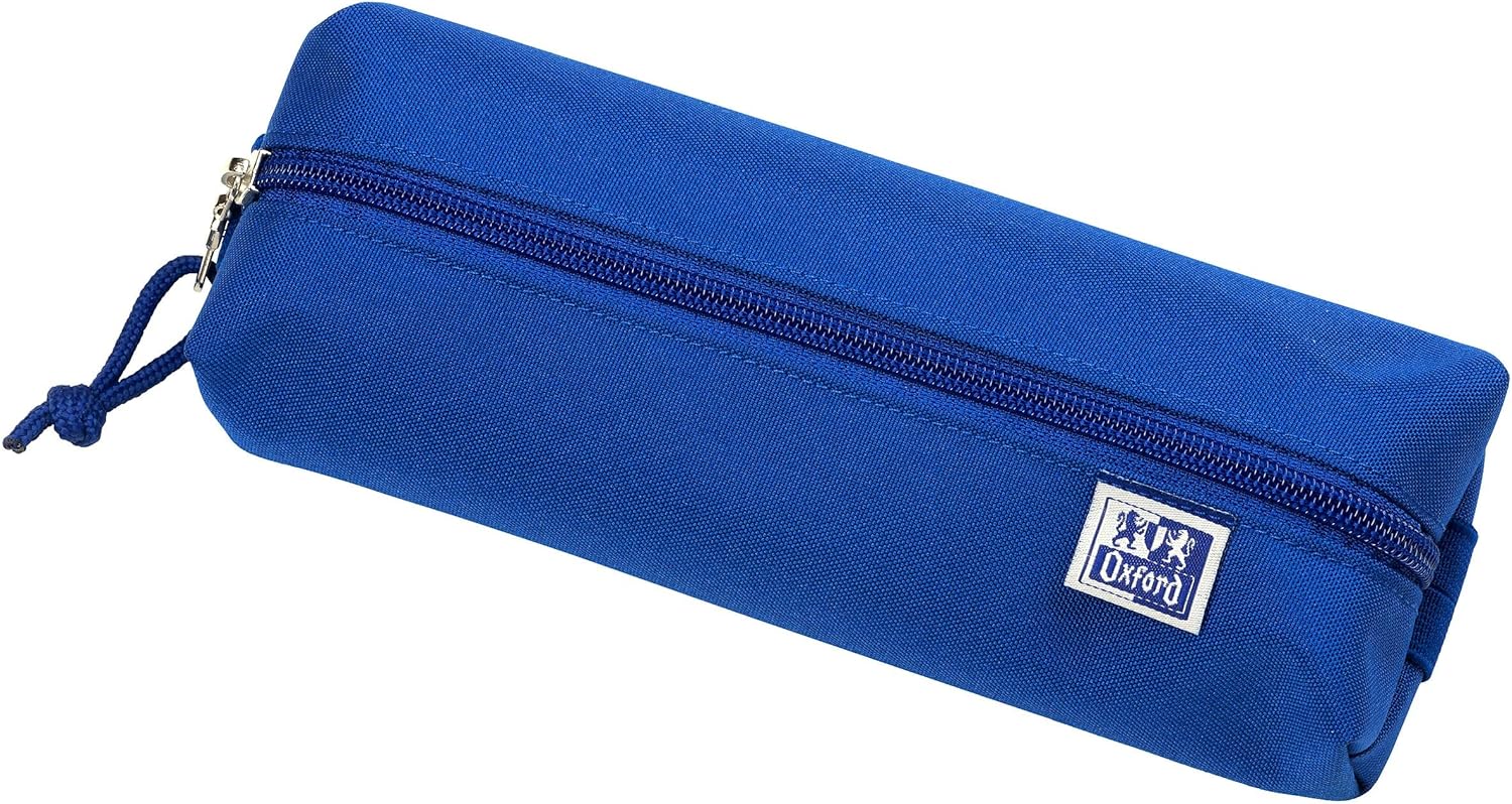 Oxford Federmäppchen, rechteckig, klein, blau