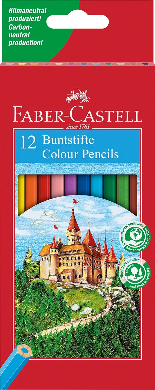 FABER-CASTELL Buntstifte Colour Pencils, 12 Stifte FABER-CASTELL Buntstifte Colour Pencils, 12 Stifte