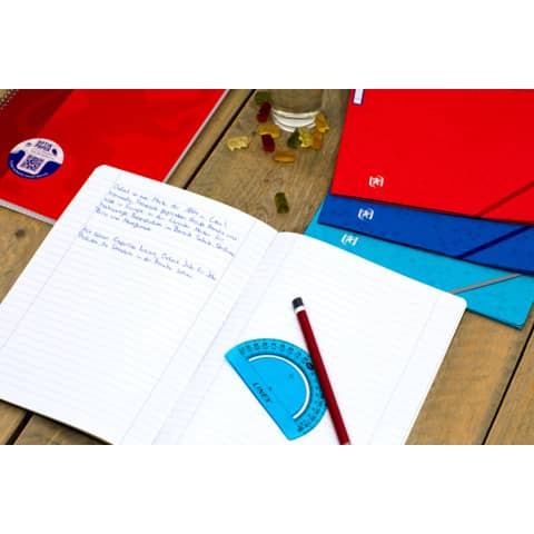 Oxford Vokabelheft, A4, 40 Blatt, Lin.54, liniert, dreispaltig