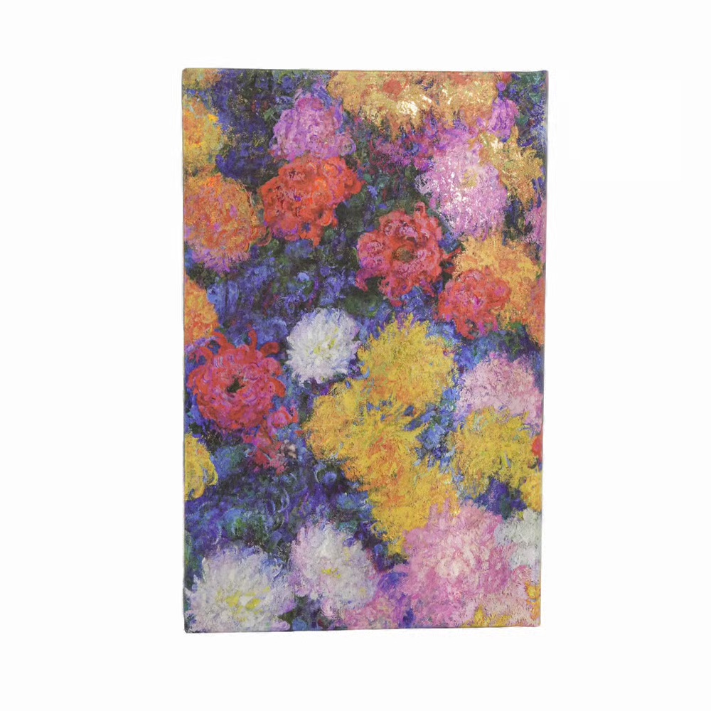 Paperblanks 2027 Monets Chrysanthemen Hardcover Mini Horizontal 12-Monatskalender