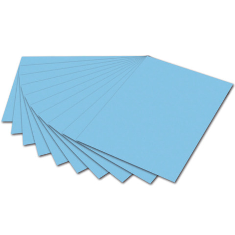 FOLIA Fotokarton, 50 x 70 cm, 300g/m², himmelblau