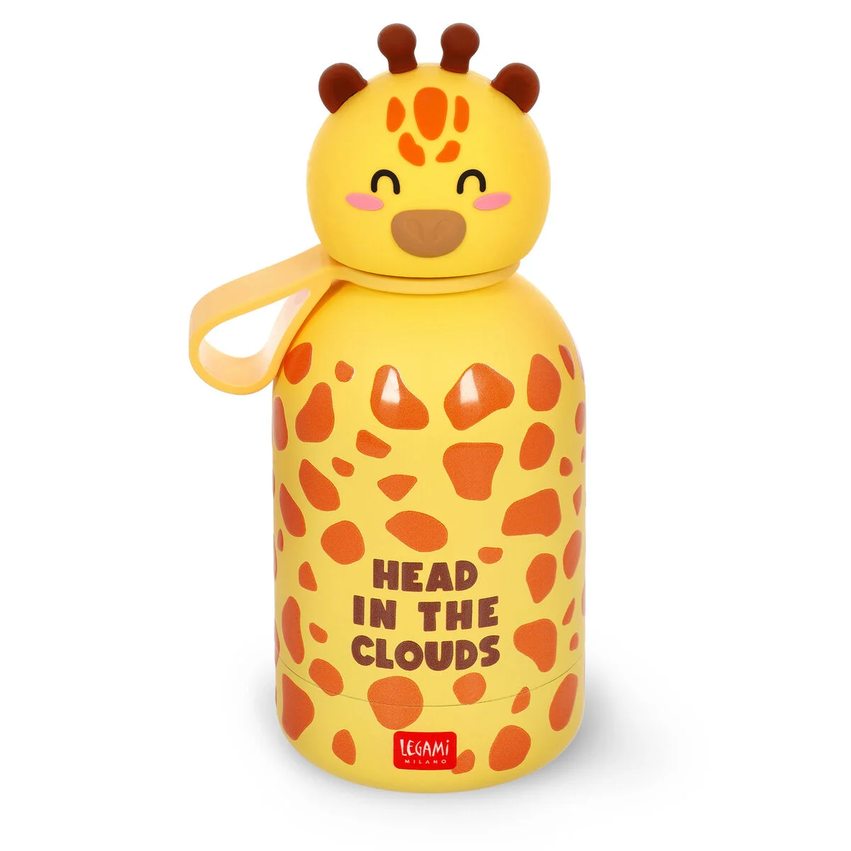 Legami Trinkflasche - Giraffe - für Kinder - Hot&Cold BFF