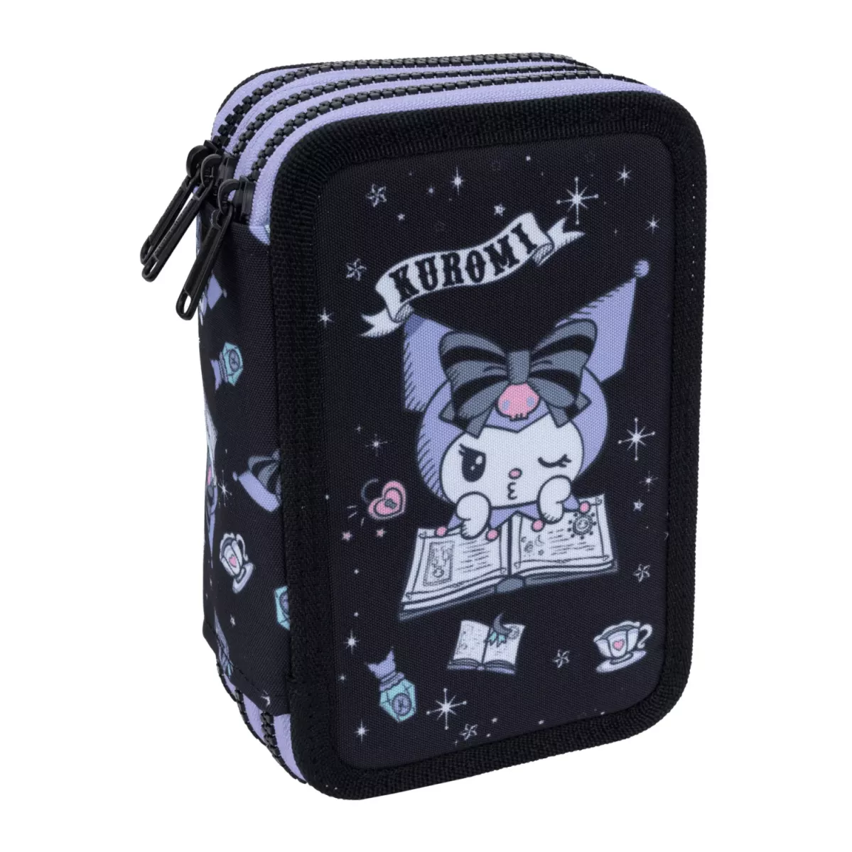 Coolpack JUMPER 3 gefülltes Etui Kuromi – 3 Fächer, 48-teilig