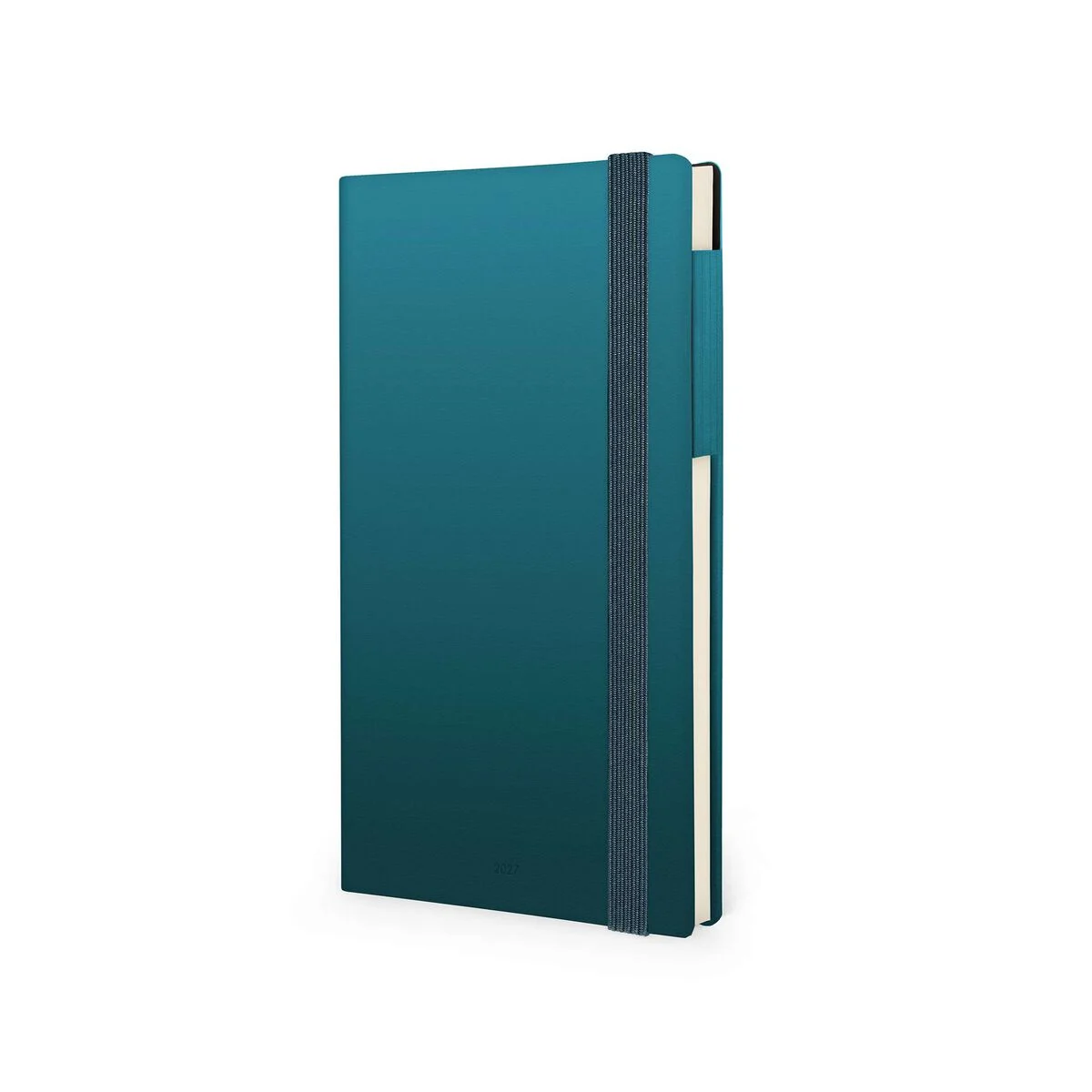 Legami Medium Weekly Diary mit Notizbuch „Deep Teal“ – 2028