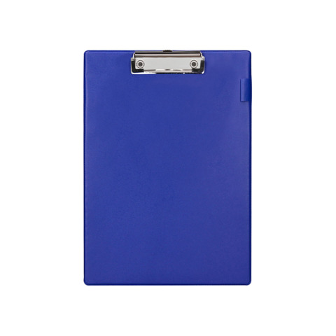 Klemmbrett A4 KF01297 – blau, mit Bügelklemme und Stiftschlaufe