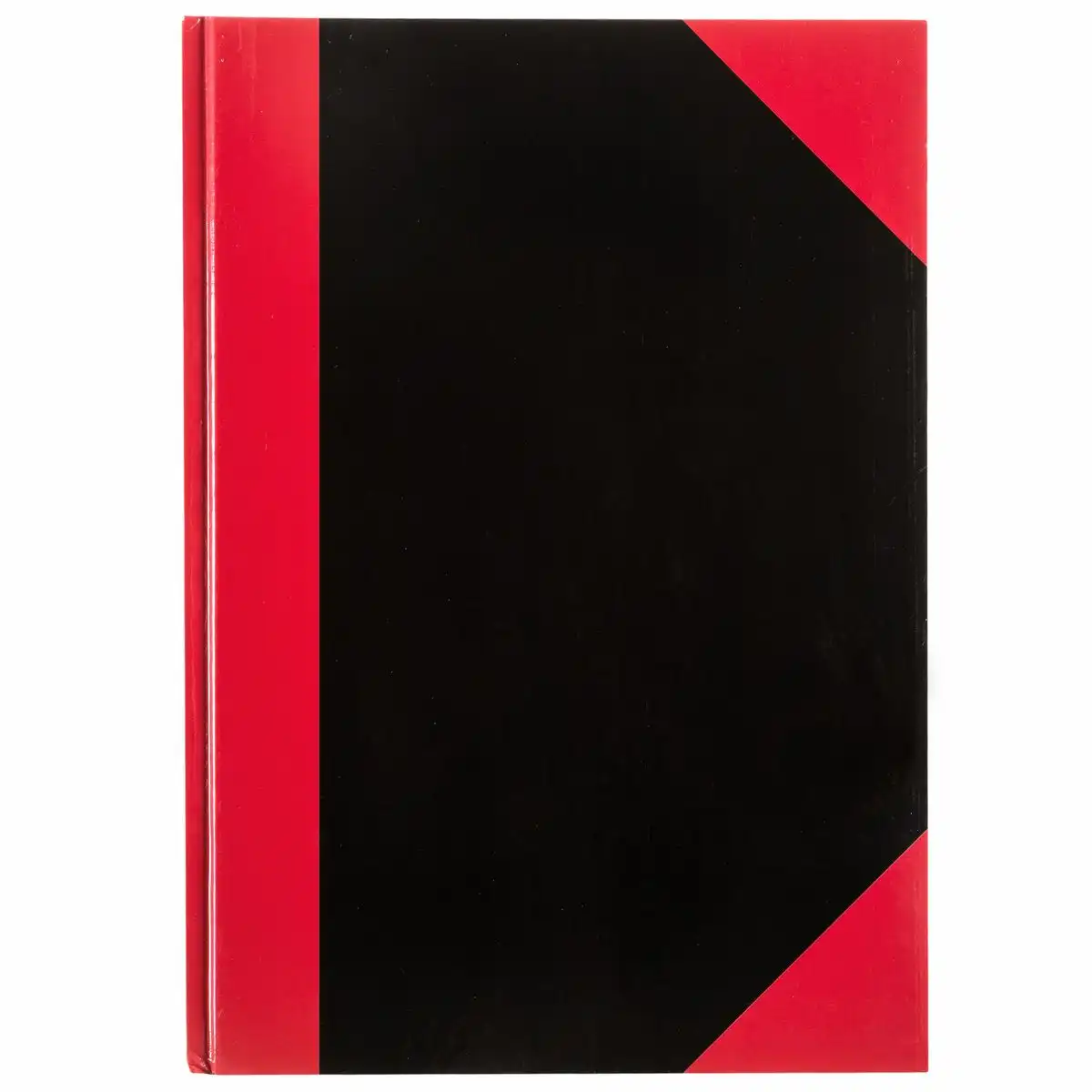 Idena Notizbuch Kladde kariert 96 Blatt 70g/m² schwarz/rot DIN A6