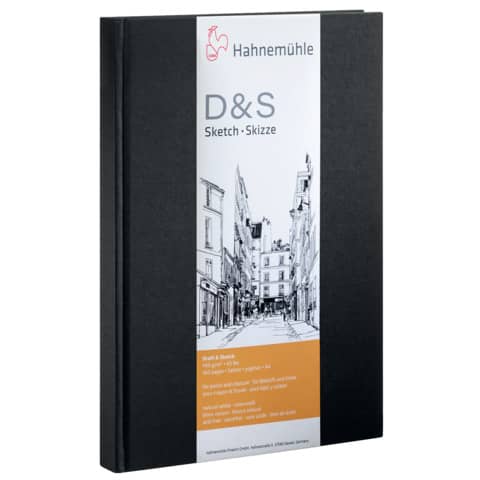 HAHNEMÜHLE Skizzenbuch, A4, 140g/m², 96 Blatt, naturweiß